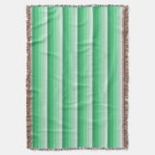 Groene schaduwstrepen deken (Voorkant Verticaal)