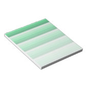 Groene schaduwstrepen notitieblok (Schuin)