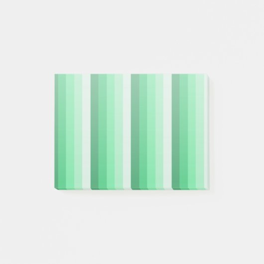 Groene schaduwstrepen post-it® notes (Voorkant)