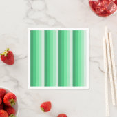 Groene schaduwstrepen servet (Insitu)
