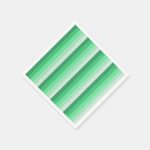 Groene schaduwstrepen servet (Hoek)