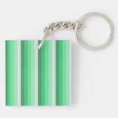Groene schaduwstrepen sleutelhanger (Achterkant)