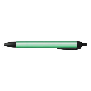 Groene schaduwstrepen zwarte inkt pen