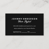 Groene Scharen | Marmer | Goud Metaal Afsprakenkaartje (Achterkant)