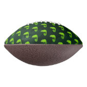 Groene schattige kameleon american football (Gedraaid 90)