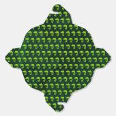 Groene schattige kameleon bedankdoosjes (Ongevouwen)
