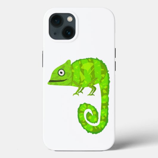 Groene schattige kameleon Case-Mate iPhone case (Achterkant)