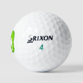 Groene schattige kameleon golfballen (Logo)