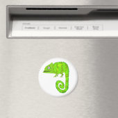 Groene schattige kameleon magneet (Insitu (Vaatwasser))