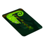 Groene schattige kameleon magneet (Rechterzijde)