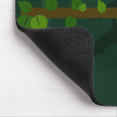 Groene schattige kameleon muismat (Hoek)