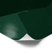 Groene schattige kameleon perfect poster (Hoek)