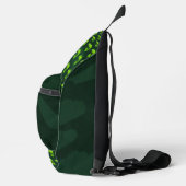 Groene schattige kameleon sling bag (Rechts)