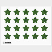 Groene schattige kameleon ster sticker (Vel)