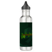 Groene schattige kameleon waterfles  (Links)