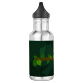 Groene schattige kameleon waterfles  (Links)