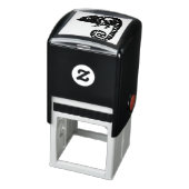 Groene schattige kameleon zelfinktende stempel (Product)