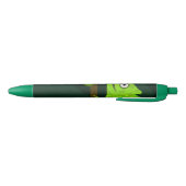 Groene schattige kameleon zwarte inkt pen (Bodem)