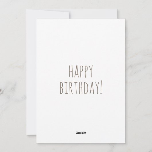 Groene schattige olifant. Kinderen verjaardagsdier Feestdagenkaart (Achterkant)