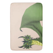 Groene Schattigee Dragon Portrait Peach Badmat (Voorkant Verticaal)