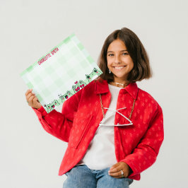 Groene Schattigee Kinder  Manga Cartoon Kikker Briefhoofd