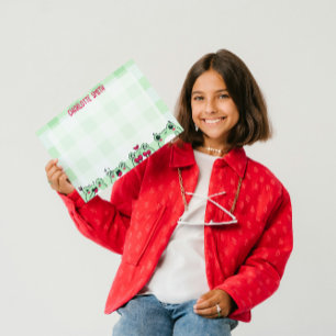 Groene Schattigee Kinder Manga Cartoon Kikker Briefhoofd