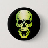 Groene schedel Button (Voorkant)