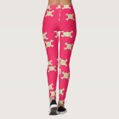 groene schedel en botten leggings (Achterkant)