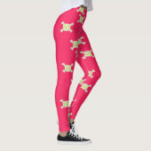 groene schedel en botten leggings (Rechts)