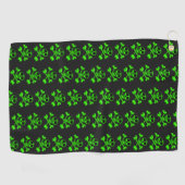 groene schedel golfhanddoek (Horizontaal)