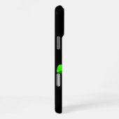 groene schedel iPhone hoesje (Rechterkant)