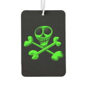 groene schedel luchtverfrisser (Achterkant)