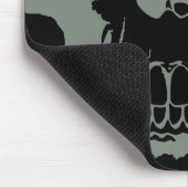 Groene schedel muismat (Hoek)