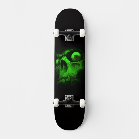 Groene schedel skateboard (Voorkant)