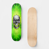 Groene schedel skateboard (Voorkant)