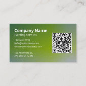 groene schilder visitekaartje (Voorkant)