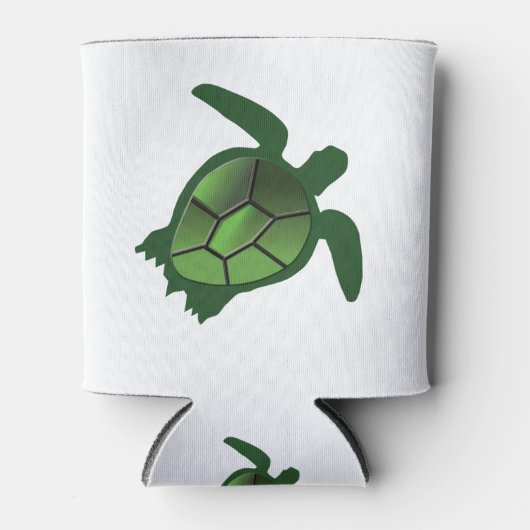 Groene schildpad blikjeskoeler (Voorkant)