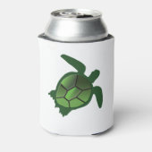 Groene schildpad blikjeskoeler (Blikje Achterkant)