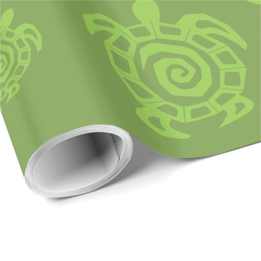 Groene schildpad cadeaupapier (Rol Hoek)
