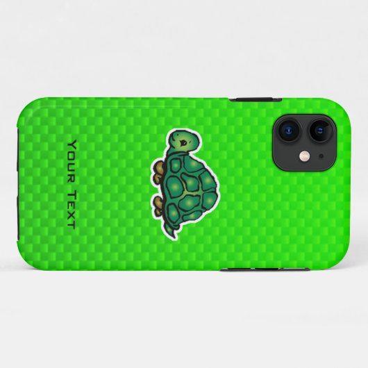 Groene schildpad Case-Mate iPhone case (Achterkant (horizontaal))