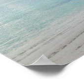 GROENE SCHILDPAD CAY /ABACO-EILANDEN" ZEEGEZICHT POSTER (Hoek)