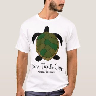 Groene schildpad Cay T-shirt
