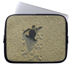 Groene schildpad (Chelonia mydas), broederij Laptop Sleeve