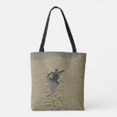 Groene schildpad (Chelonia mydas), broederij Tote Bag (Achterkant)
