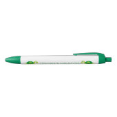 Groene Schildpad Good Luck Charm Pen voor Examens  (Bovenkant)