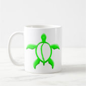groene schildpad koffiemok (Links)