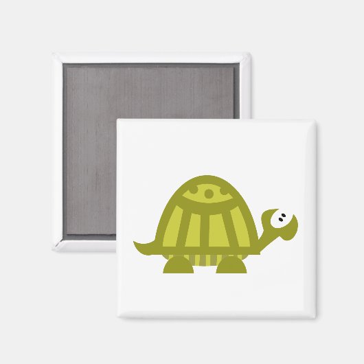 Groene Schildpad Magneet (Voorkant / Achterkant)