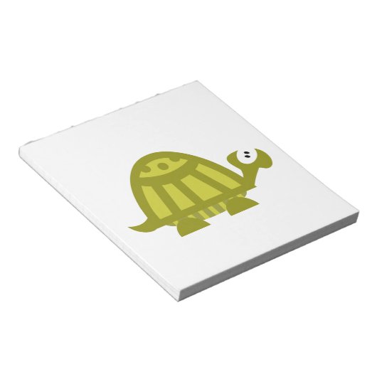 Groene Schildpad Notitieblok (Schuin)