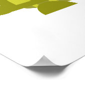 Groene schildpad poster (Hoek)