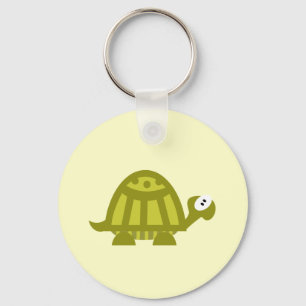 Groene Schildpad Sleutelhanger
